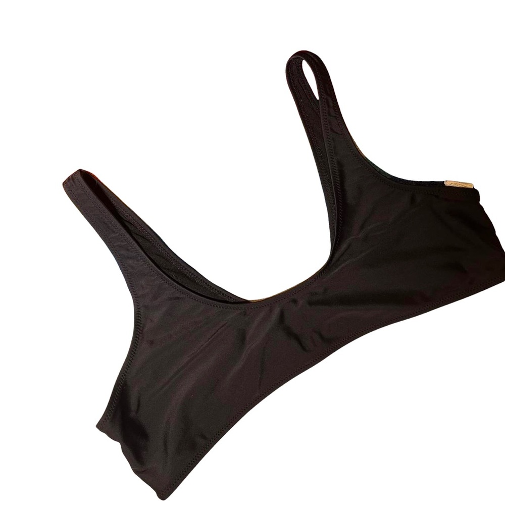 MISSGUIDED | black bralette or swim top